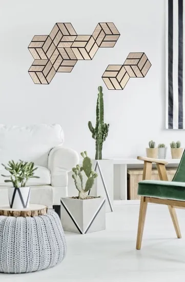 Design moderne Son hexagonal