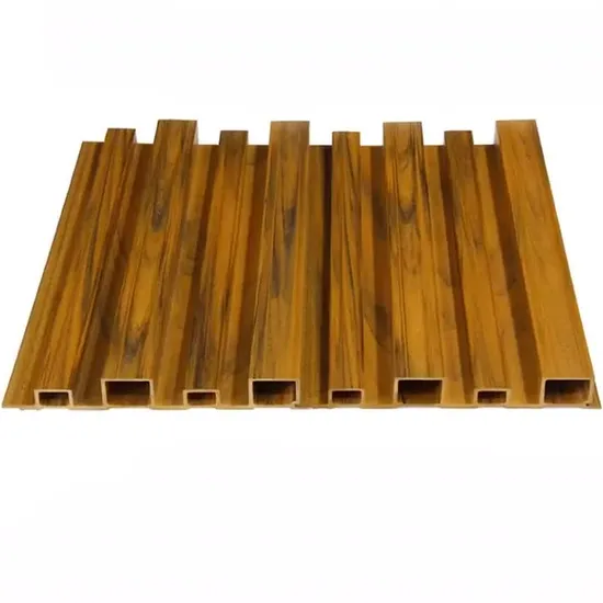 Panneau mural acoustique en bois écologique ignifuge à lattes, panneau mural intérieur en WPC, offre spéciale