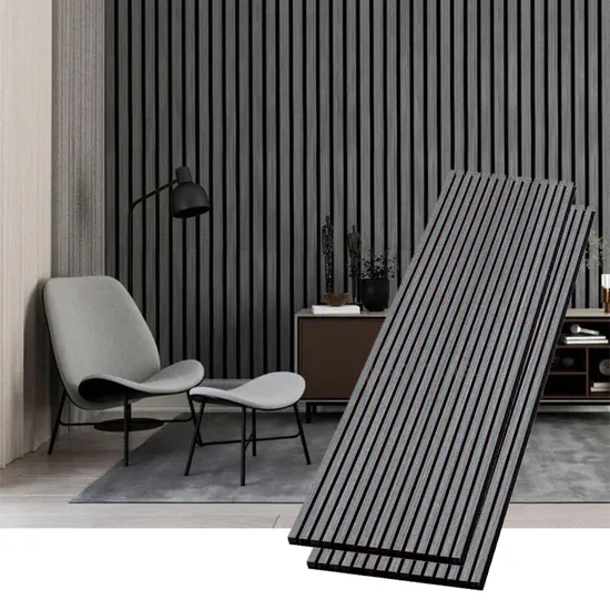 Panneau acoustique en bois personnalisé, décoration intérieure, panneau acoustique en feutre, panneau de placage en bois naturel