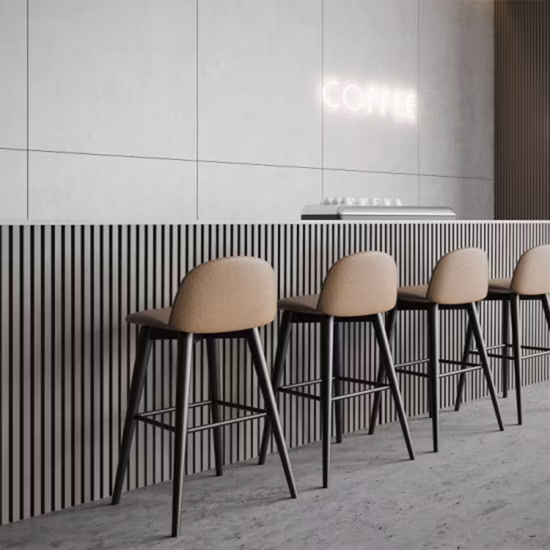 Panneau mural acoustique en chêne massif