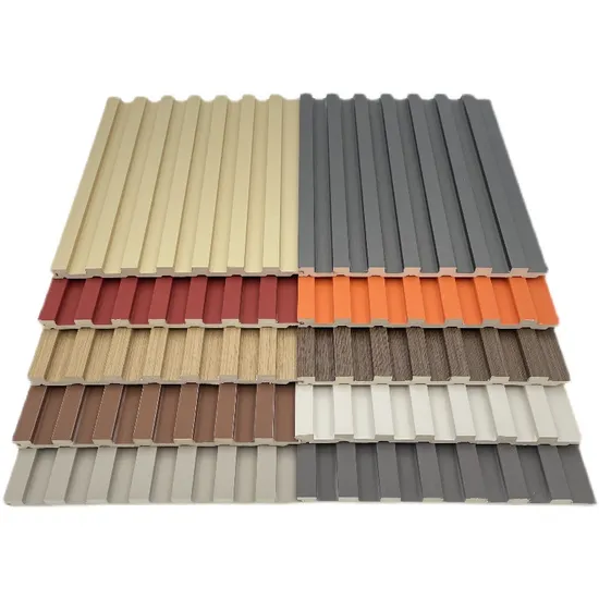 Panneaux muraux à lattes WPC, lattes décoratives en bois pour murs et plafonds, panneaux acoustiques pour murs intérieurs, décor moderne en chêne